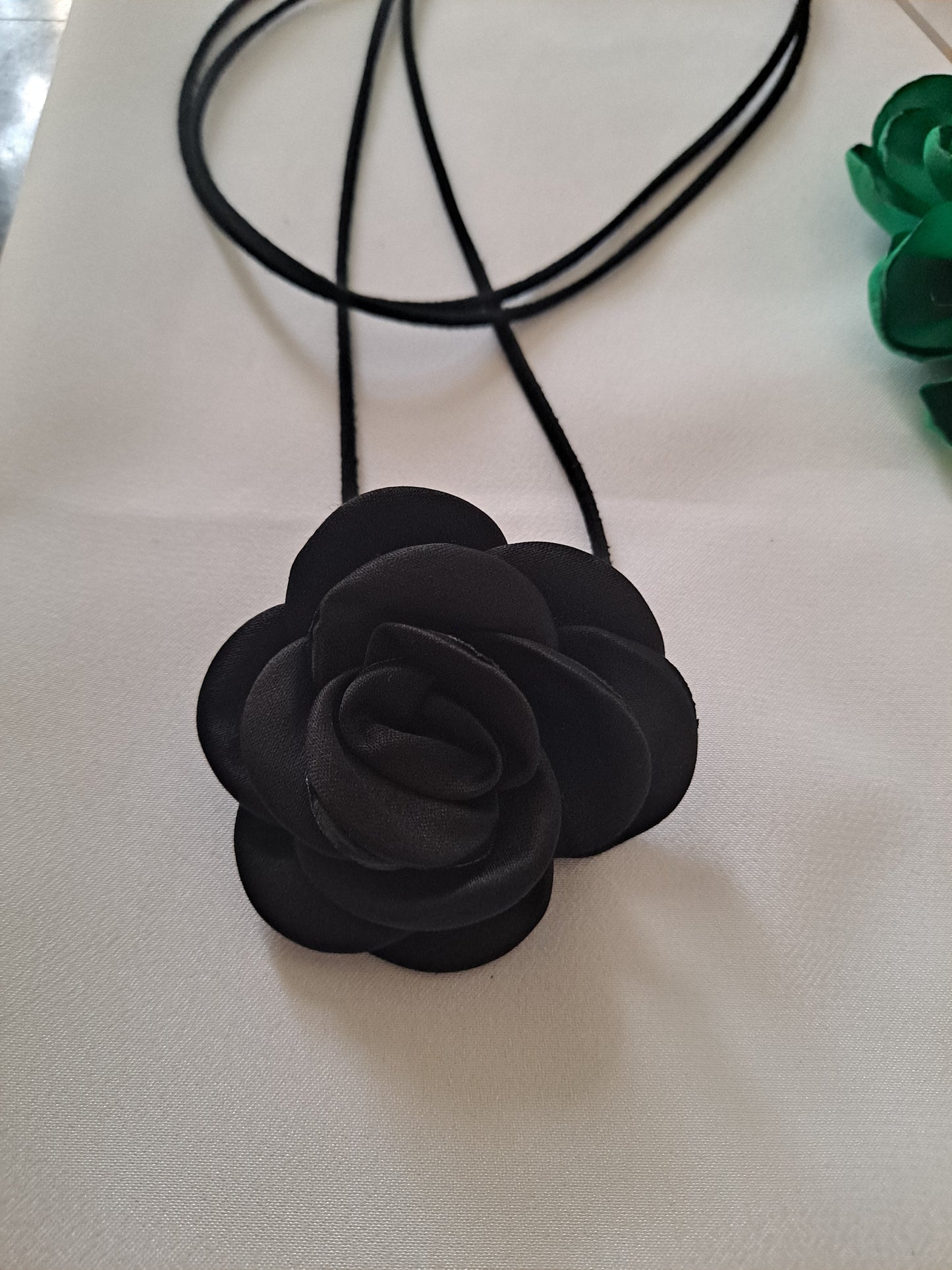 Black Flower Choker