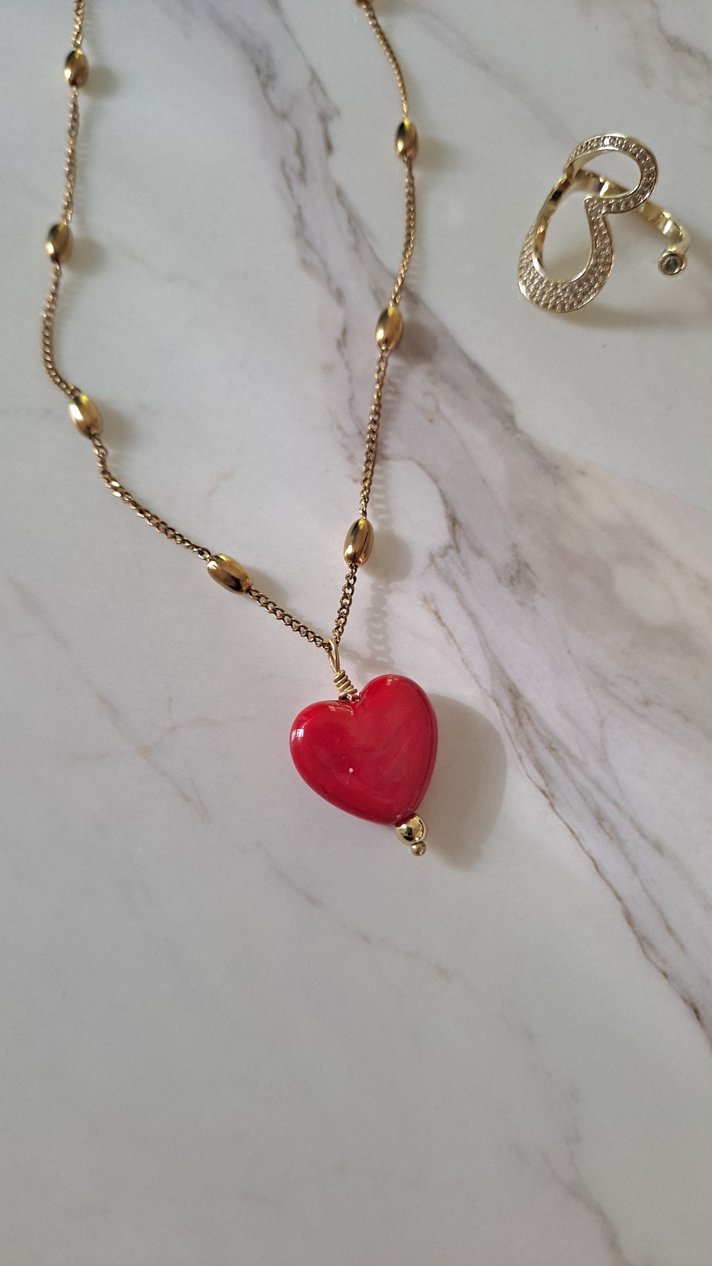 Red Heart Necklace