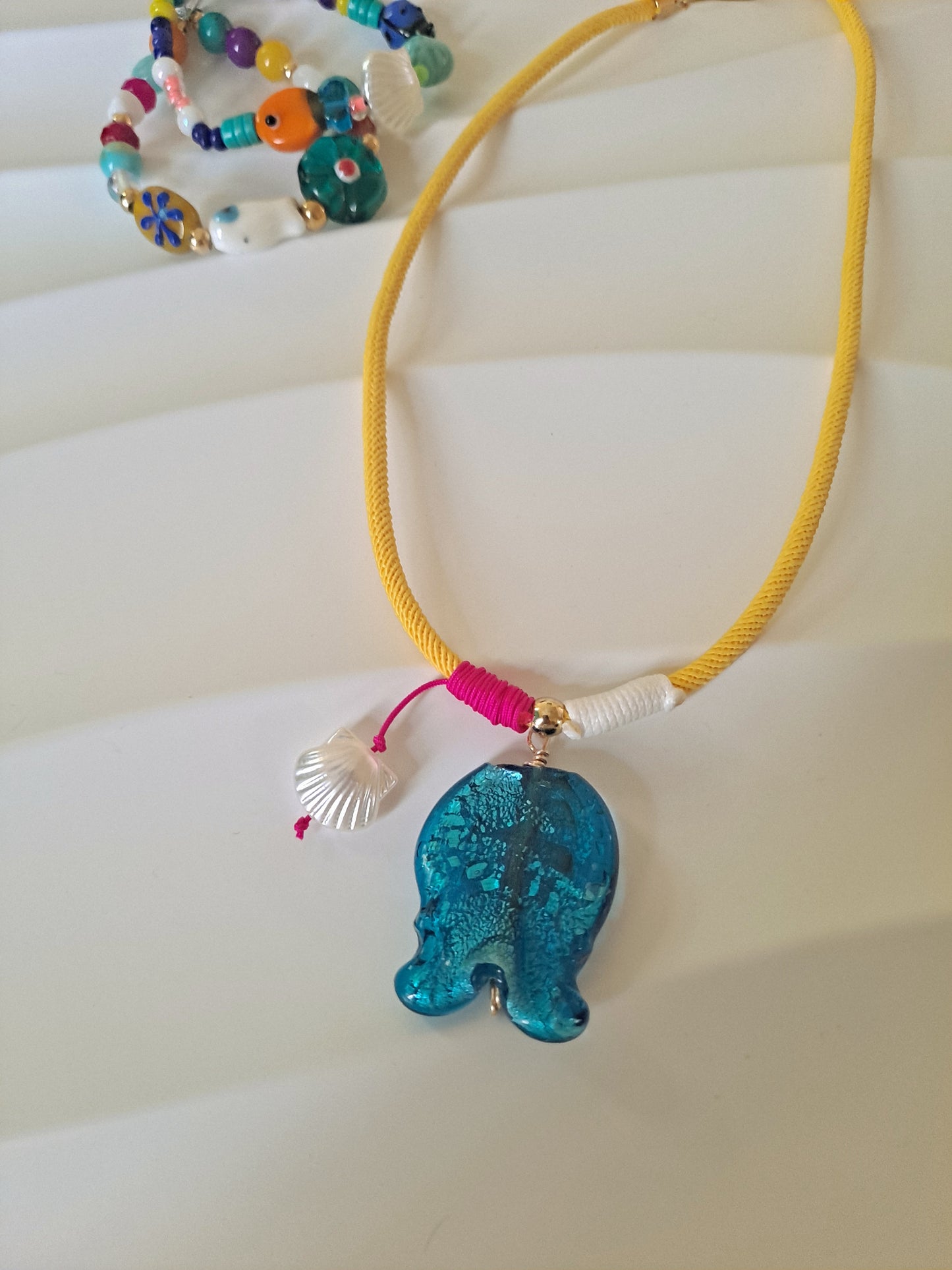 Cristal Fish Necklace