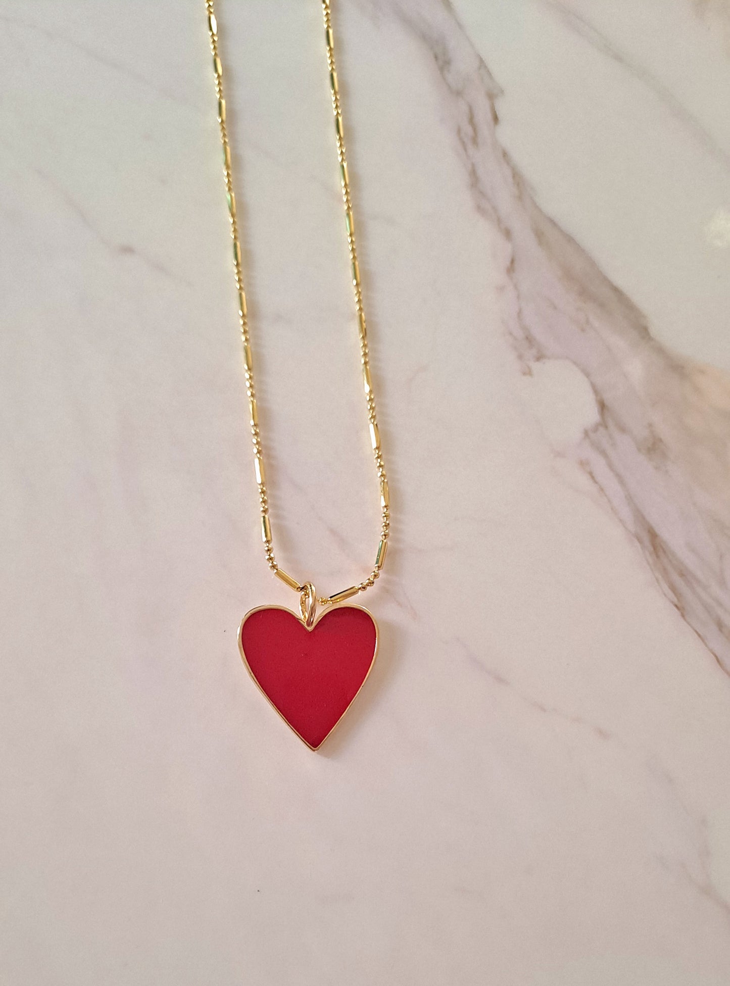 Red Heart Necklace