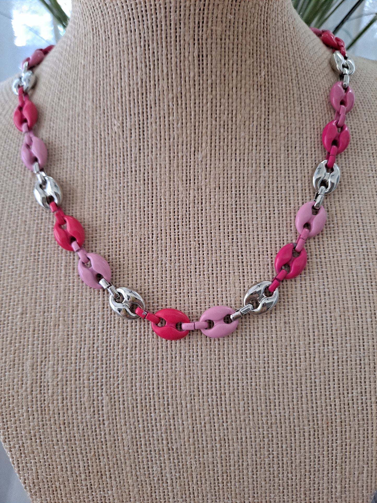Pink Fashion Necklace