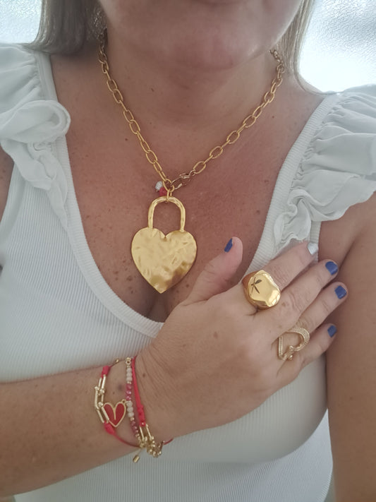 Heart Lock Necklace