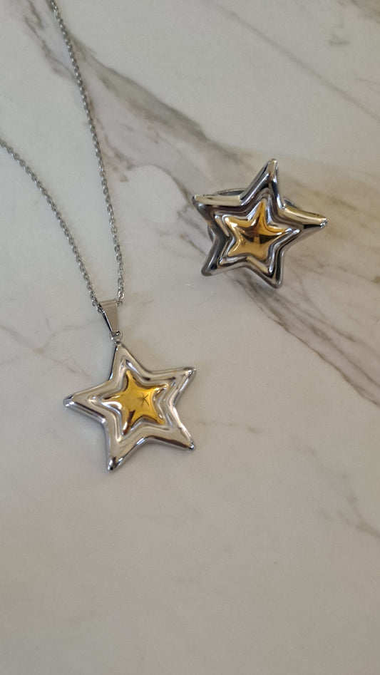 Camelia Necklace Set