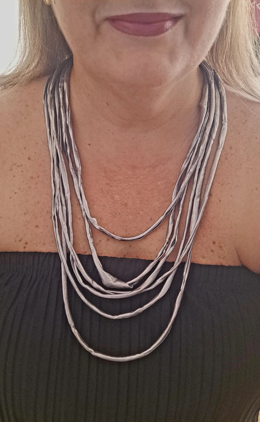 Metalic Sylver Necklace