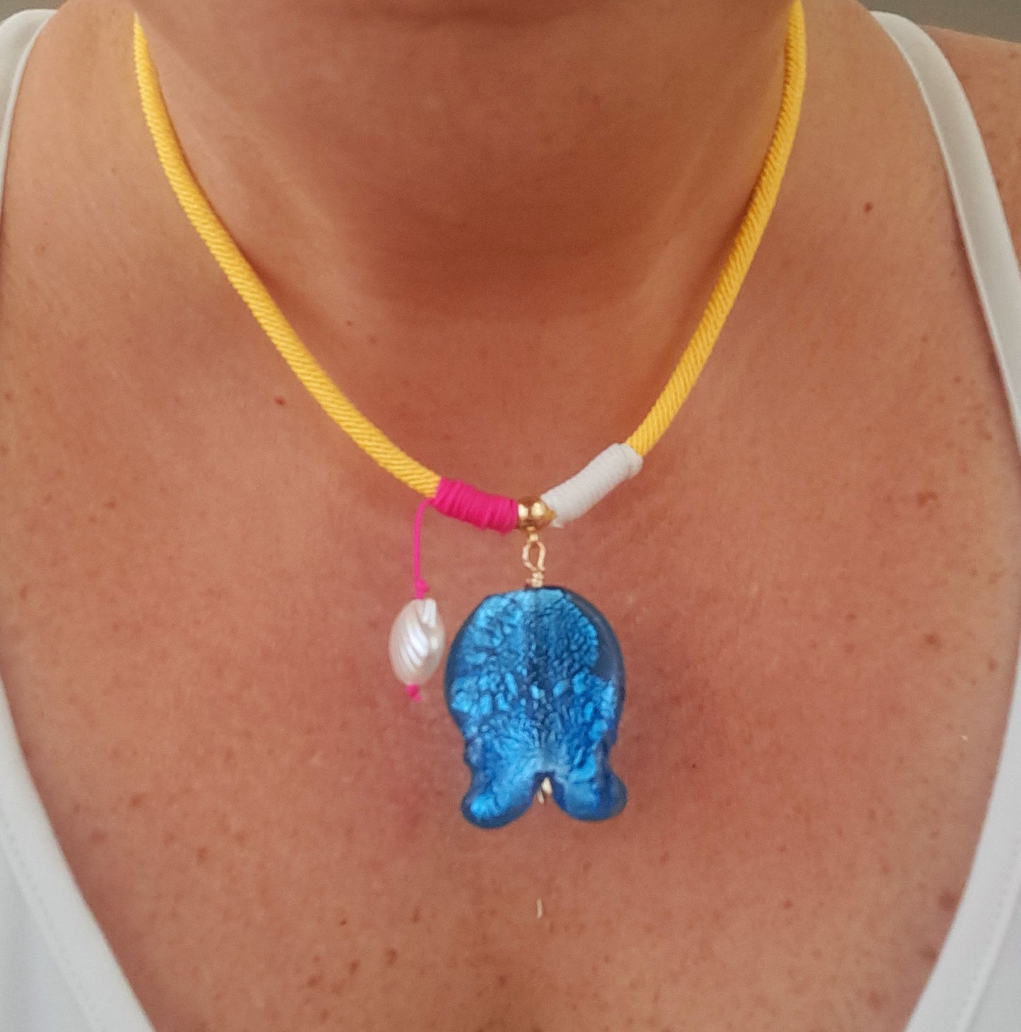 Cristal Fish Necklace