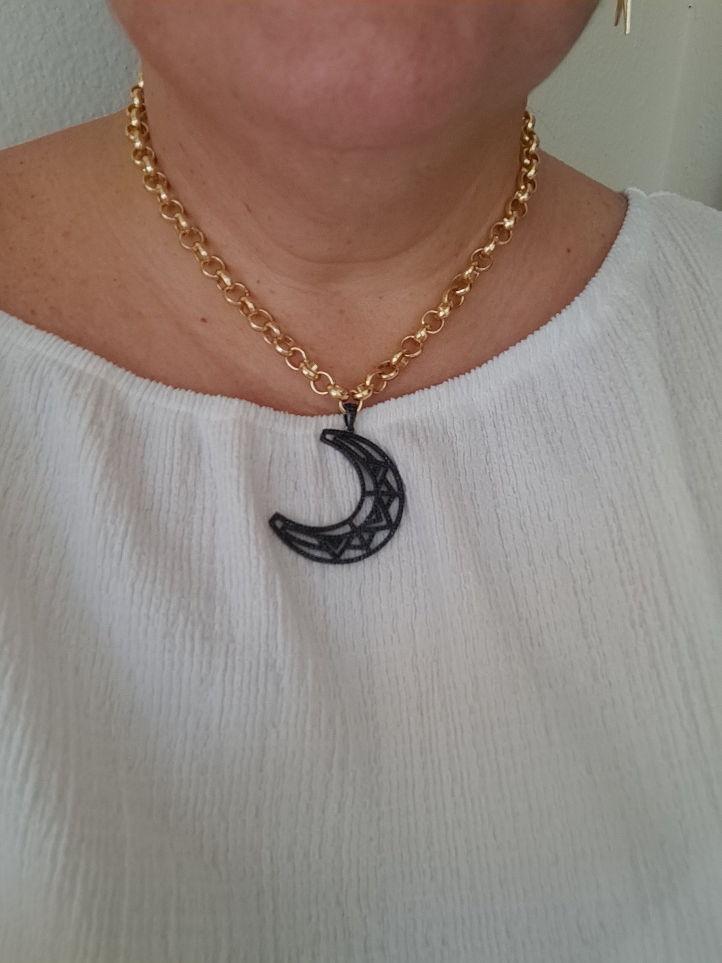 Black Moon Necklace