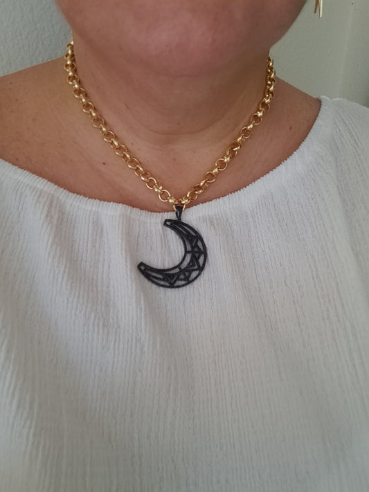 Black Moon Necklace