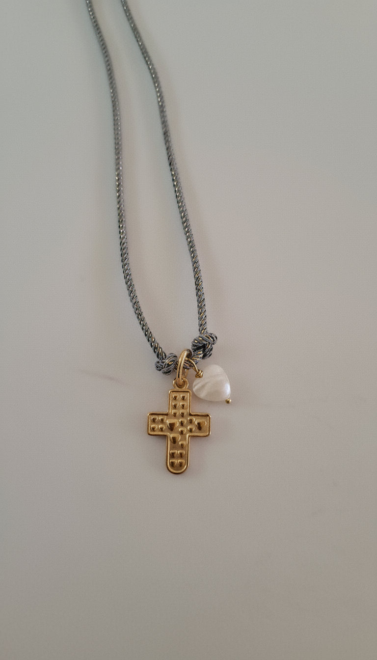Cross Heart Neckalce