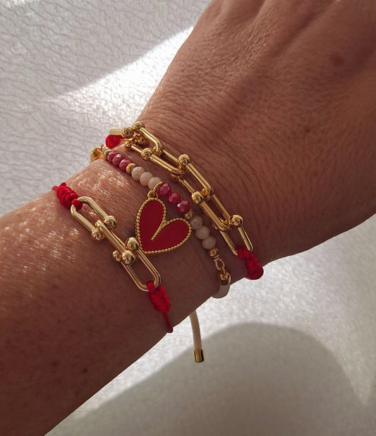 Red Hot Trio Bracelet