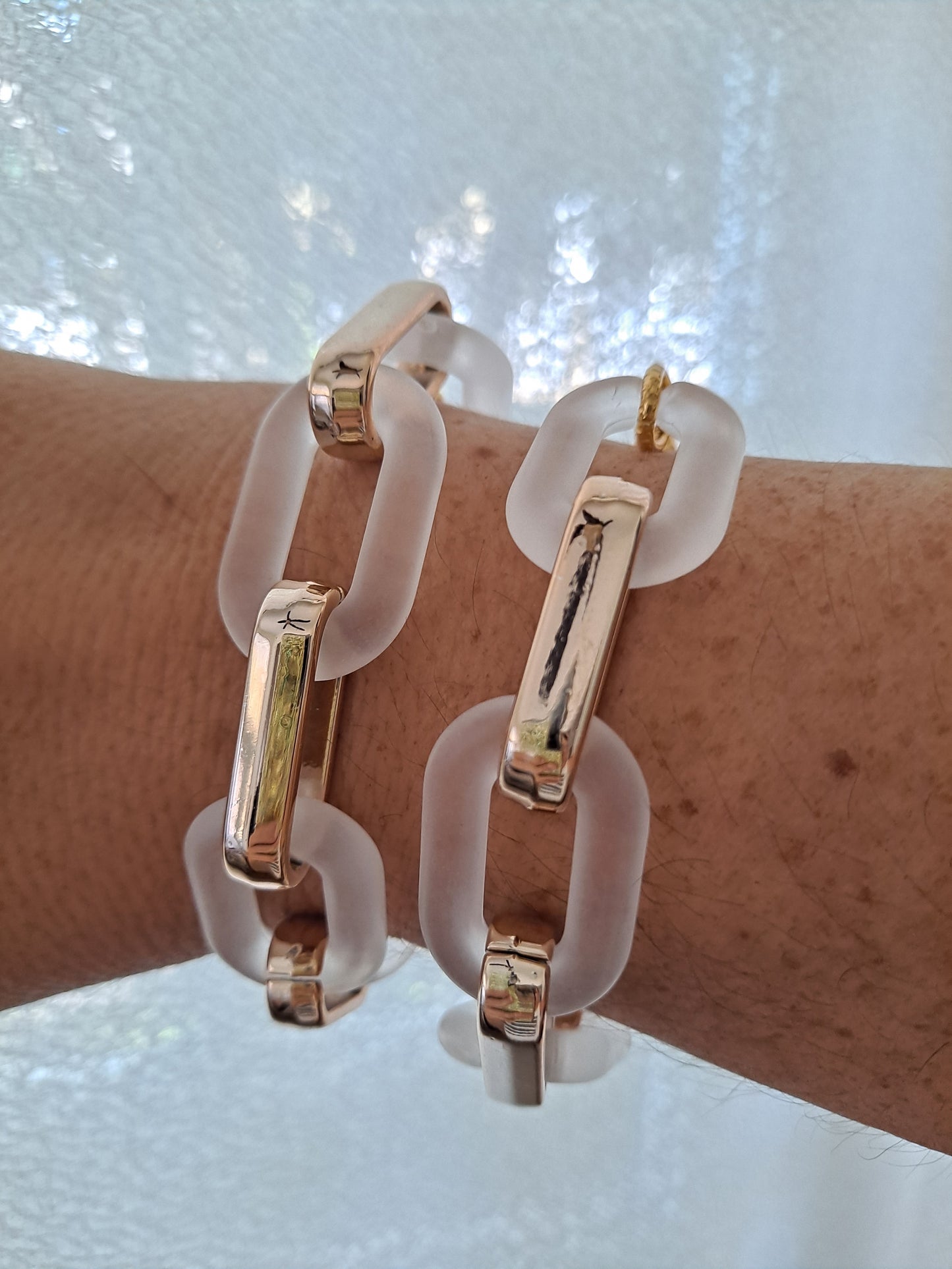 Frosted Acrilic Bracelets
