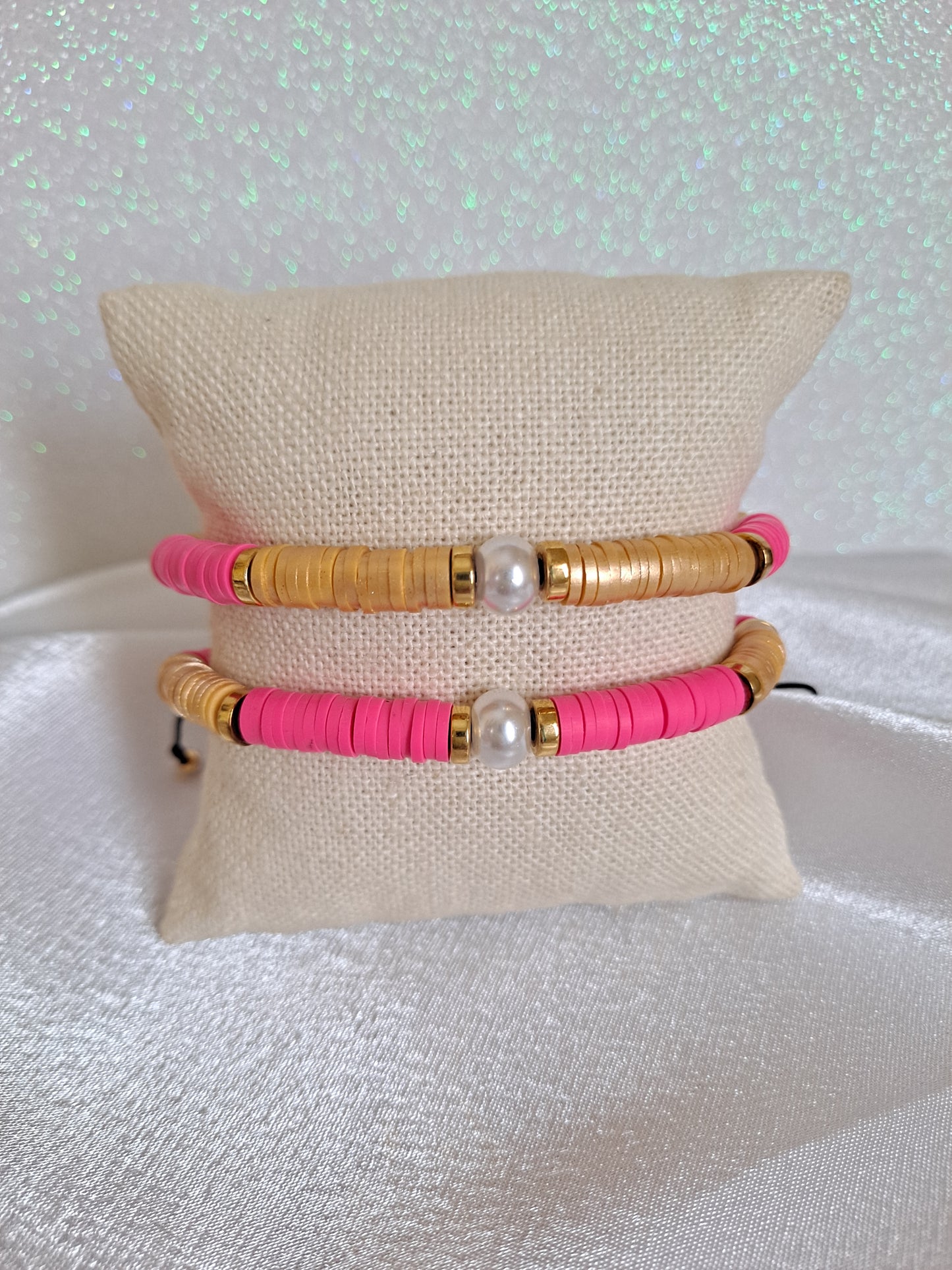 Rose and Gold Bracelets